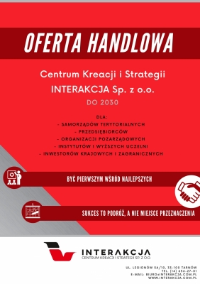 Nowa Oferta Handlowa Centrum Kreacji i Strategii INTERAKCJA Sp. z o. o. do 2030 r.